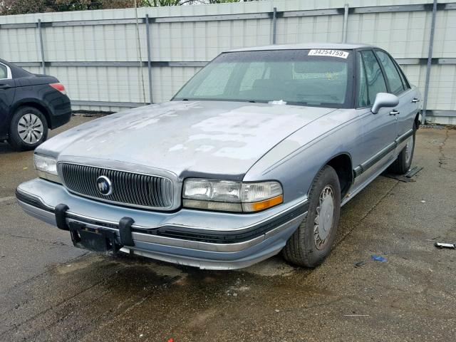 1G4HR52L9SH432812 - 1995 BUICK LESABRE LI BLUE photo 2