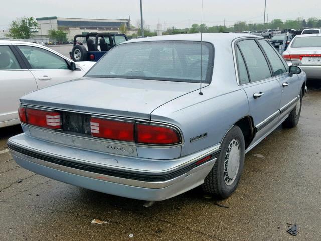 1G4HR52L9SH432812 - 1995 BUICK LESABRE LI BLUE photo 4