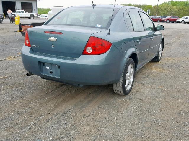 1G1AT58H097177826 - 2009 CHEVROLET COBALT LT BLUE photo 4