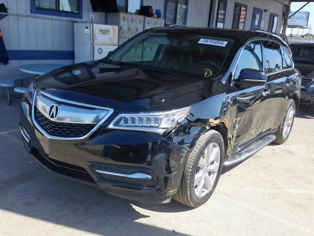 5FRYD3H84FB002636 - 2015 ACURA MDX ADVANC BLACK photo 2