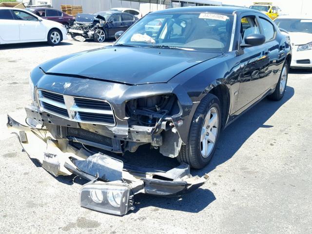 2B3KA33VX9H627295 - 2009 DODGE CHARGER SX BLACK photo 2