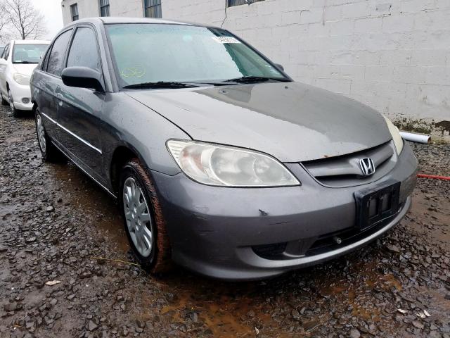 2HGES16565H631638 - 2005 HONDA CIVIC LX  photo 1