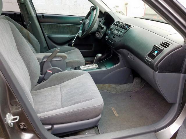 2HGES16565H631638 - 2005 HONDA CIVIC LX  photo 5