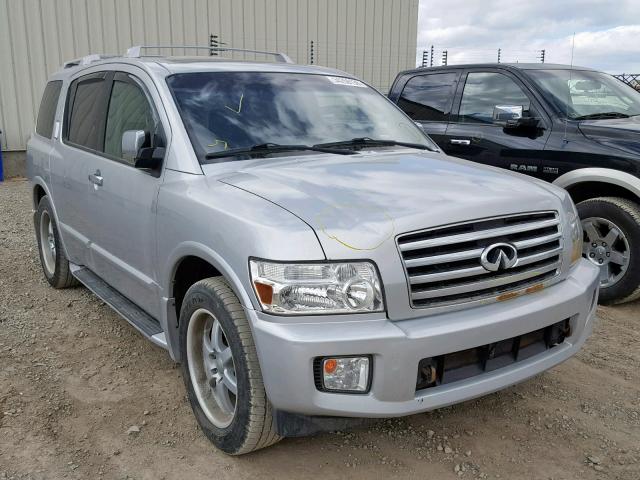 5N3AA08CX5N809230 - 2005 INFINITI QX56 SILVER photo 1