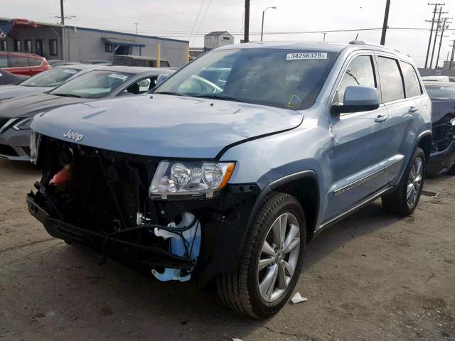 1C4RJEAG4CC354328 - 2012 JEEP GRAND CHER BLUE photo 2