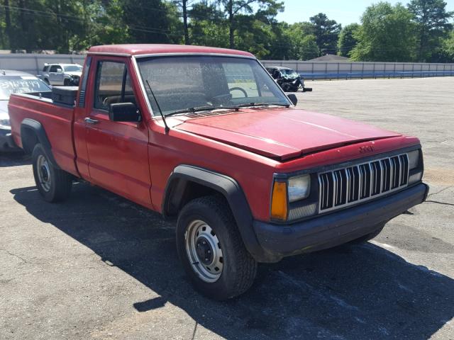 1J7FT26E2KL472800 - 1989 JEEP COMANCHE RED photo 1