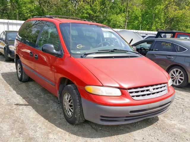 2C4GJ25G8YR897132 - 2000 CHRYSLER VOYAGER RED photo 1