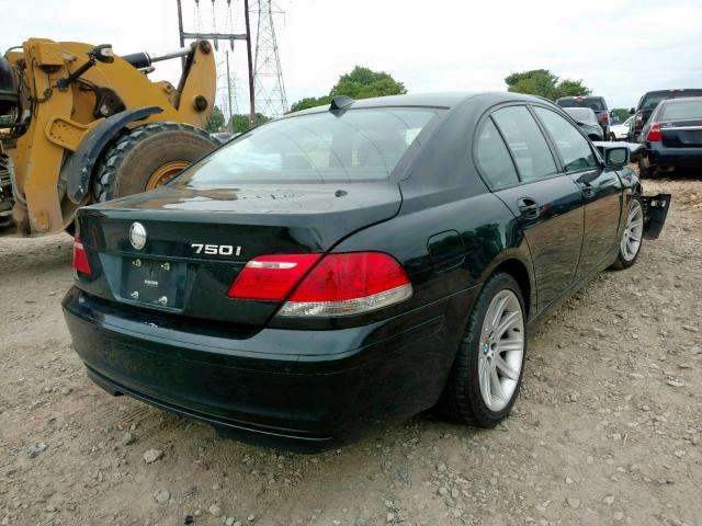 WBAHL835X6DT01602 - 2006 BMW 750 I BLACK photo 4