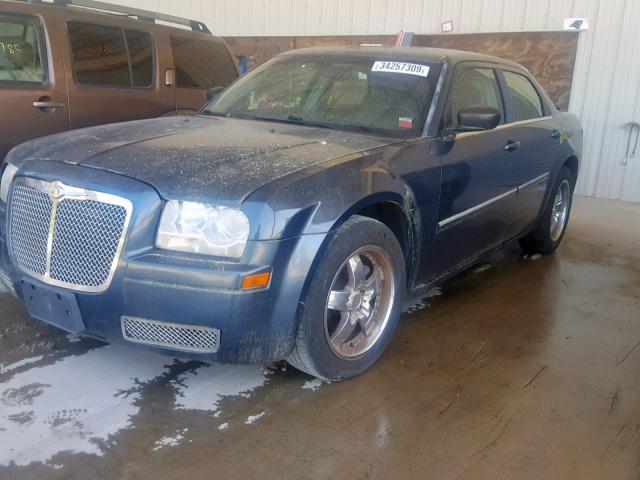 2C3KA43R87H634917 - 2007 CHRYSLER 300 BLUE photo 2