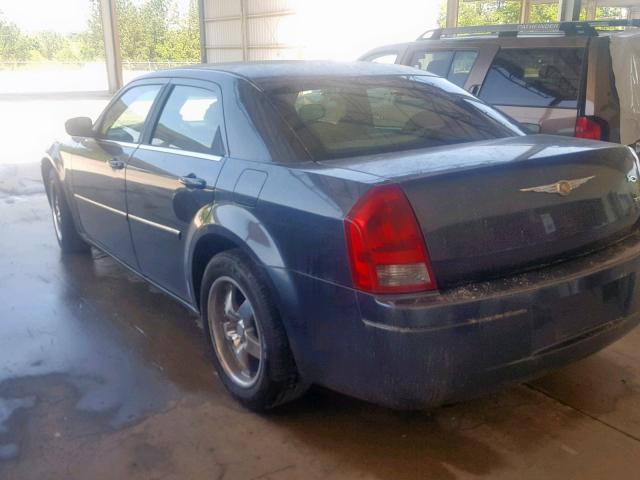 2C3KA43R87H634917 - 2007 CHRYSLER 300 BLUE photo 3