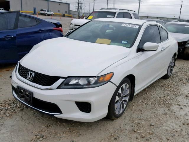 1HGCT1B37EA011307 - 2014 HONDA ACCORD LX- WHITE photo 2