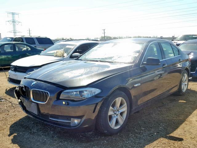 WBAXH5C58DDW16861 - 2013 BMW 528 XI CHARCOAL photo 2