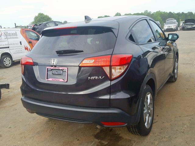 3CZRU5H5XGM718276 - 2016 HONDA HR-V EX GRAY photo 4