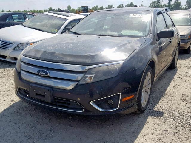 3FADP0L37AR179115 - 2010 FORD FUSION HYB BLACK photo 2