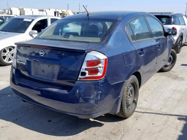 3N1AB61E98L631794 - 2008 NISSAN SENTRA 2.0 BLUE photo 4