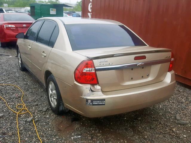 1G1ZT52835F227937 - 2005 CHEVROLET MALIBU LS BEIGE photo 3