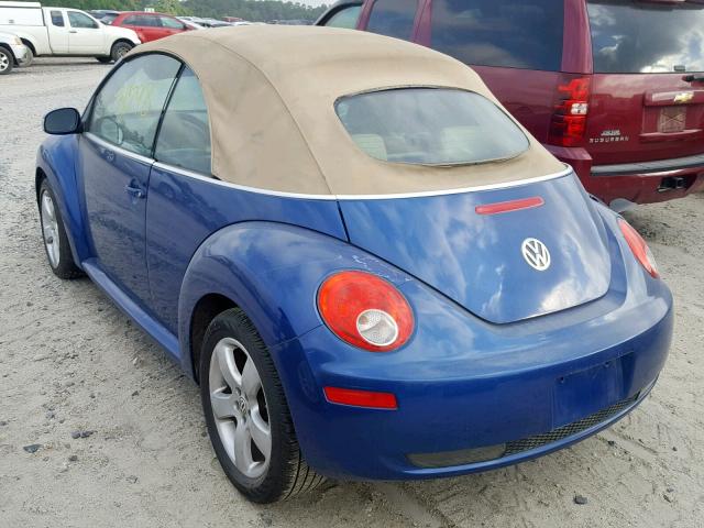 3VWSF31Y77M401496 - 2007 VOLKSWAGEN NEW BEETLE Blau Foto 3