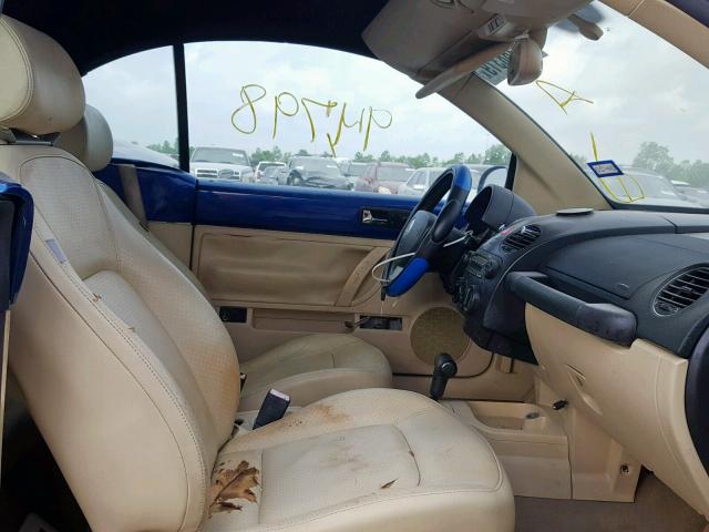 3VWSF31Y77M401496 - 2007 VOLKSWAGEN NEW BEETLE Blau Foto 5