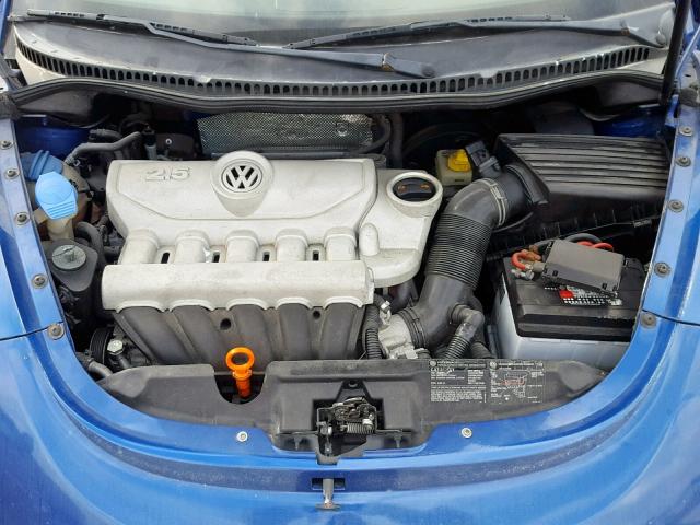 3VWSF31Y77M401496 - 2007 VOLKSWAGEN NEW BEETLE Blau Foto 7