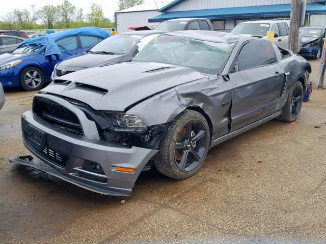 1ZVBP8CF1D5216299 - 2013 FORD MUSTANG GT CHARCOAL photo 2