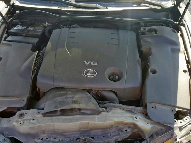 JTHBK262X65016563 - 2006 LEXUS IS 250 GRAY photo 7