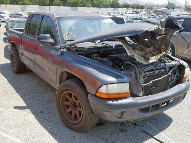 1B7HL38N42S531737 - 2002 DODGE DAKOTA QUA CHARCOAL photo 2