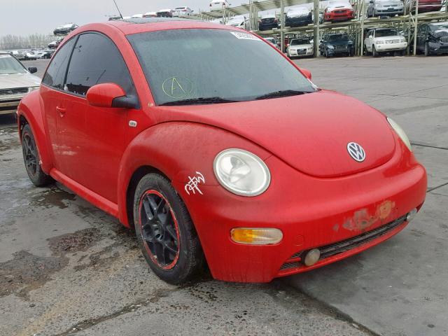 3VWCC21C61M401993 - 2001 VOLKSWAGEN NEW BEETLE წითელი ფოტო 1