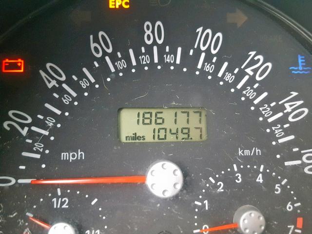 3VWCC21C61M401993 - 2001 VOLKSWAGEN NEW BEETLE წითელი ფოტო 8