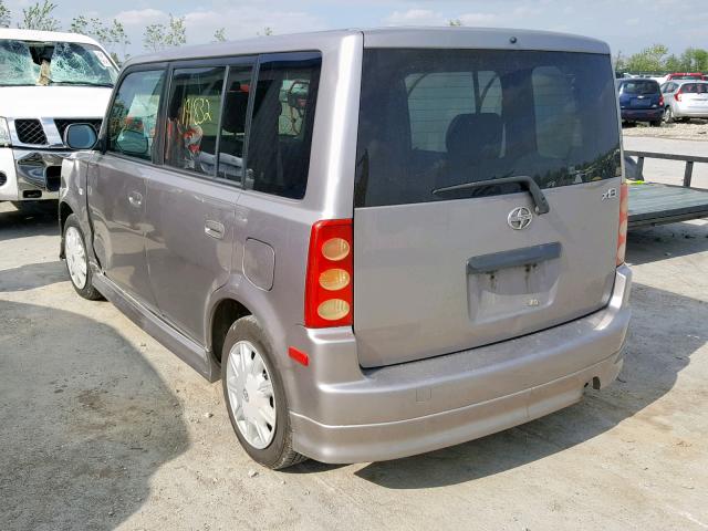 JTLKT324754021689 - 2005 TOYOTA SCION XB 灰色 照片 3