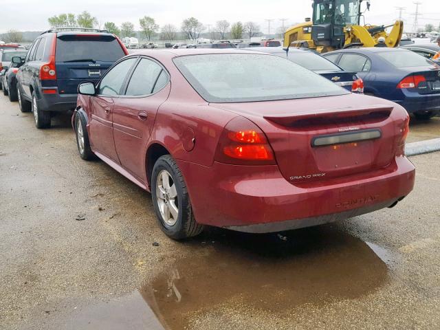 2G2WP522251173360 - 2005 PONTIAC GRAND PRIX 栗色 照片 3