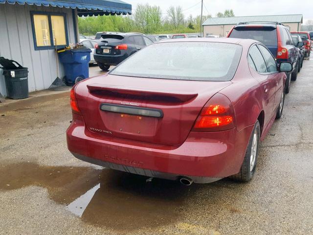 2G2WP522251173360 - 2005 PONTIAC GRAND PRIX 栗色 照片 4