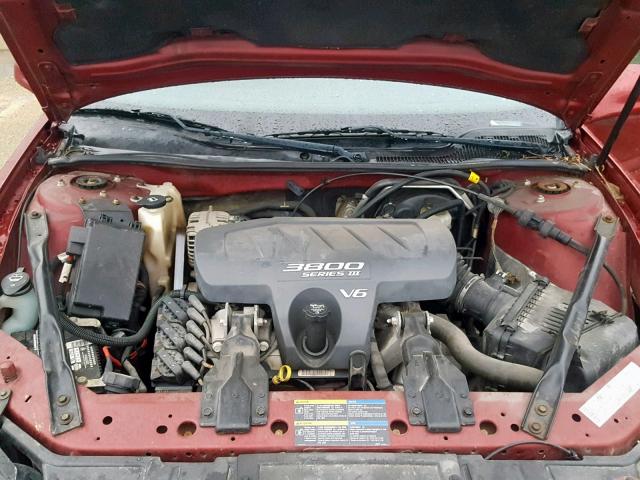 2G2WP522251173360 - 2005 PONTIAC GRAND PRIX 栗色 照片 7