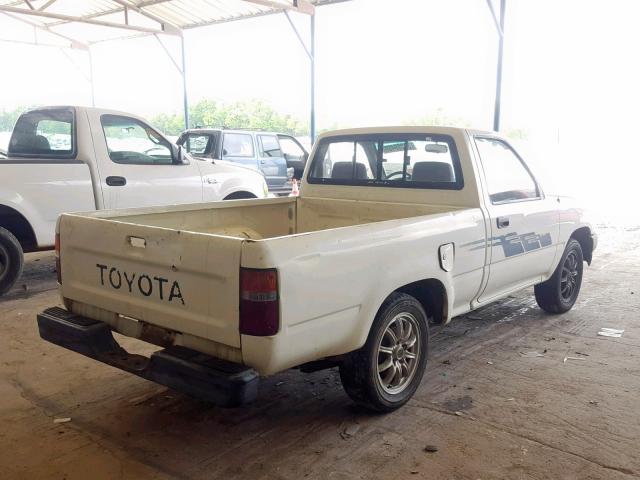 JT4RN81A7M0083771 - 1991 TOYOTA PICKUP 1/2 WHITE photo 4