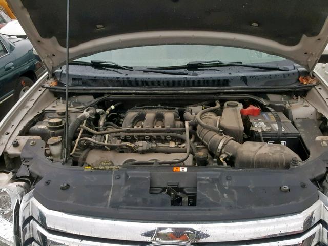 1FMDK02W08GA14749 - 2008 FORD TAURUS X S CREAM photo 7