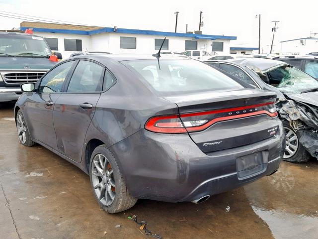 1C3CDFBB5ED913621 - 2014 DODGE DART SXT GRAY photo 3