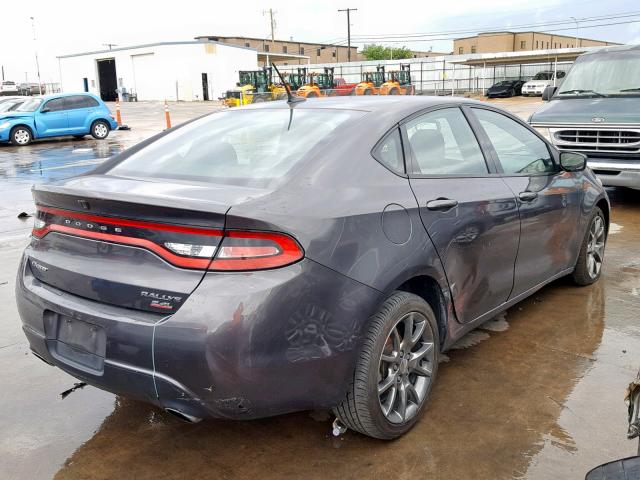 1C3CDFBB5ED913621 - 2014 DODGE DART SXT GRAY photo 4