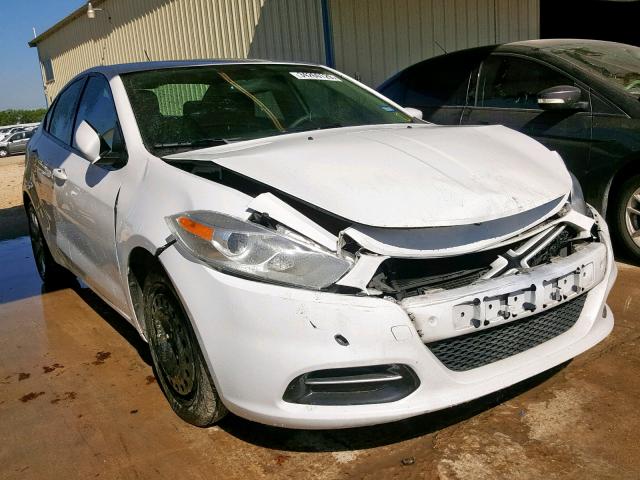 1C3CDFBA1DD155380 - 2013 DODGE DART SXT WHITE photo 1