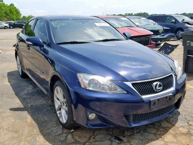 JTHCF5C21C2035952 - 2012 LEXUS IS 250 BLUE photo 1