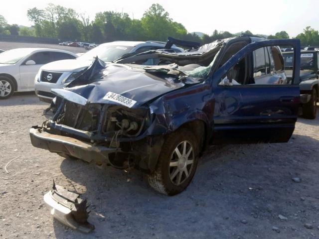 5GADT13S442362968 - 2004 BUICK RAINIER CX BLUE photo 2