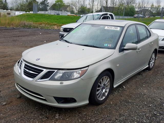 YS3FB49Y181015402 - 2008 SAAB 9-3 2.0T TAN photo 2