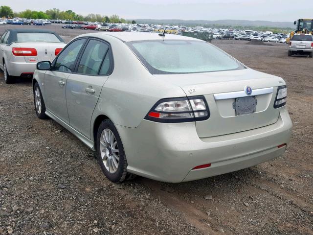 YS3FB49Y181015402 - 2008 SAAB 9-3 2.0T TAN photo 3