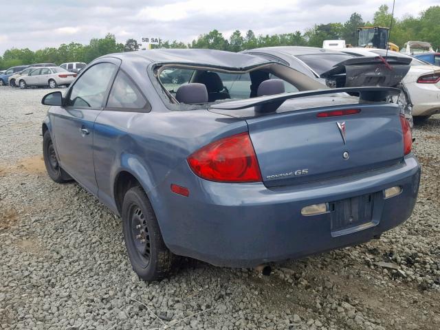 1G2AL15F877272090 - 2007 PONTIAC G5 BLUE photo 3