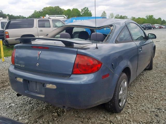 1G2AL15F877272090 - 2007 PONTIAC G5 BLUE photo 4