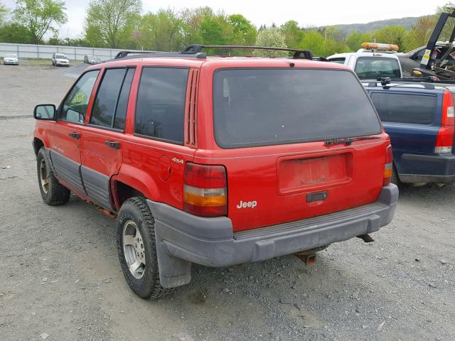 1J4GZ58S7TC392737 - 1996 JEEP GRAND CHER RED photo 3