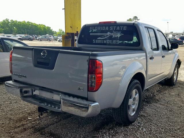 1N6AD07U08C446805 - 2008 NISSAN FRONTIER C SILVER photo 4