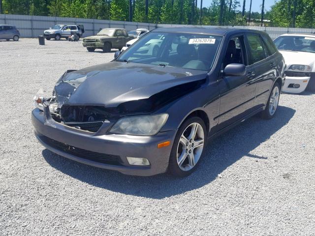 JTHED192430074125 - 2003 LEXUS IS 300 SPO GRAY photo 2