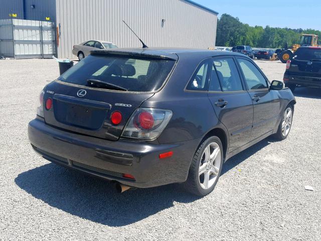 JTHED192430074125 - 2003 LEXUS IS 300 SPO GRAY photo 4