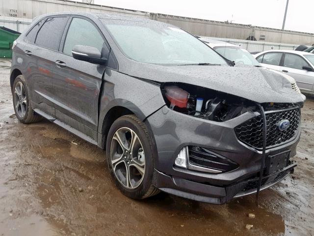 2FMPK4AP4KBB40951 - 2019 FORD EDGE ST GRAY photo 1