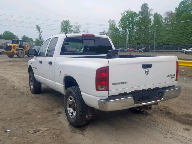 1D7KS28DX6J117423 - 2006 DODGE RAM 2500 S WHITE photo 3