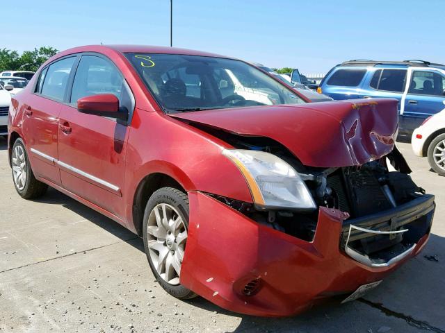 3N1AB6AP9CL682786 - 2012 NISSAN SENTRA 2.0 RED photo 1